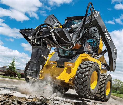 john deere skid steer breaker attachments|skid steer attachments jack hammer.